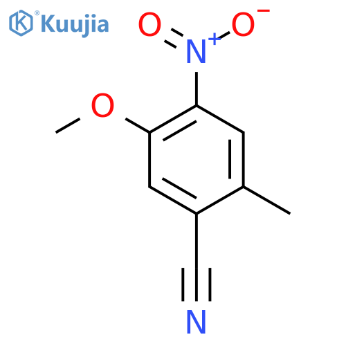 5-Methoxy-2-methyl-4-nitrobenzonitrile structure