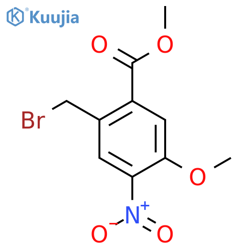 Methyl 2-(bromomethyl)-5-methoxy-4-nitrobenzoate structure