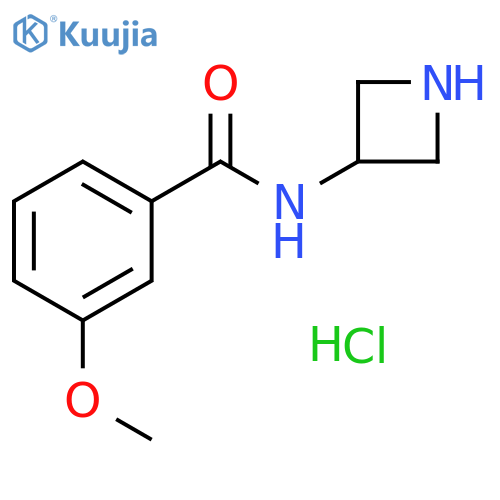 N-(3-Azetidinyl)-3-methoxybenzamide hydrochloride structure