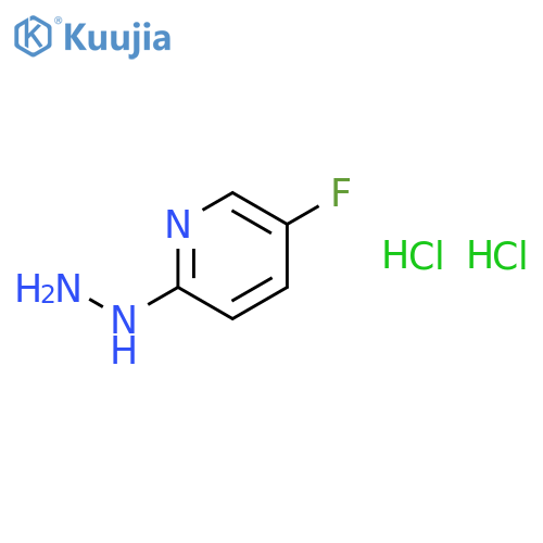 5-Fluoro-2-hydrazinylpyridine dihydrochloride structure