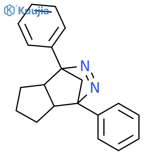 1,4-Methano-1H-cyclopenta[d]pyridazine, 4,4a,5,6,7,7a-hexahydro-1,4-diphenyl-, (1R,4S,4aR,7aS)-rel- structure