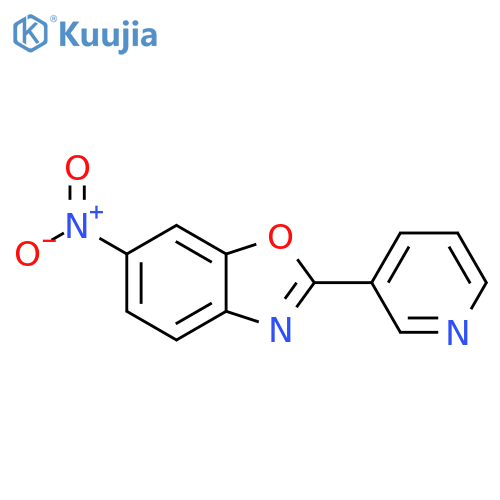 Benzoxazole, 6-nitro-2-(3-pyridinyl)- structure