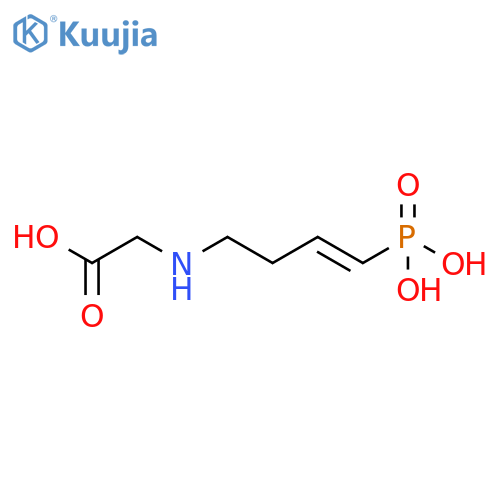 Glycine, N-(4-phosphono-3-butenyl)-, (E)- (9CI) structure