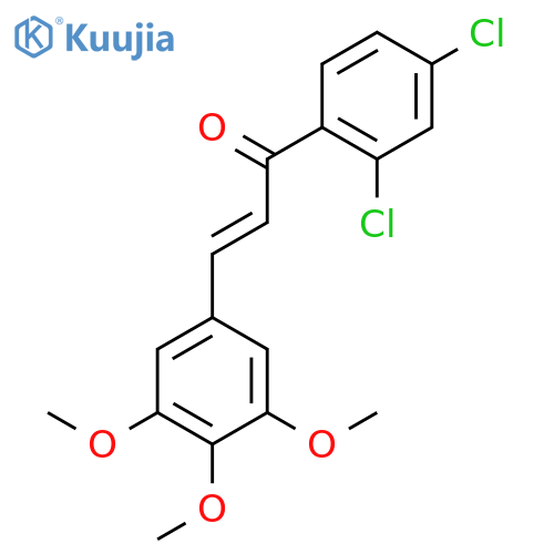 (2E)-1-(2,4-Dichlorophenyl)-3-(3,4,5-trimethoxyphenyl)prop-2-en-1-one structure