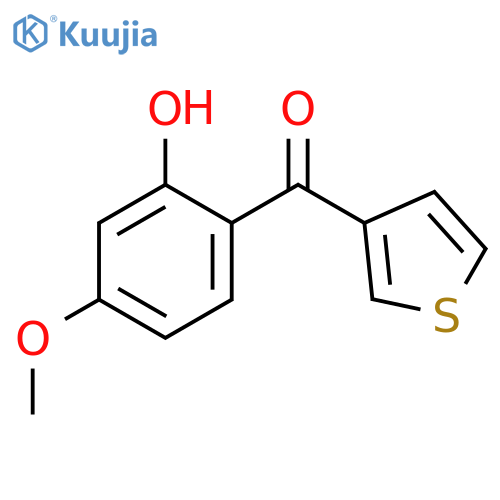 Methanone, (2-hydroxy-4-methoxyphenyl)-3-thienyl- structure
