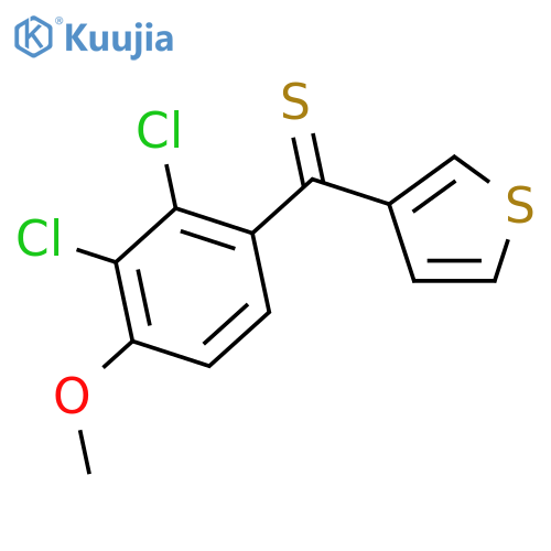 Methanethione, (2,3-dichloro-4-methoxyphenyl)-3-thienyl- structure