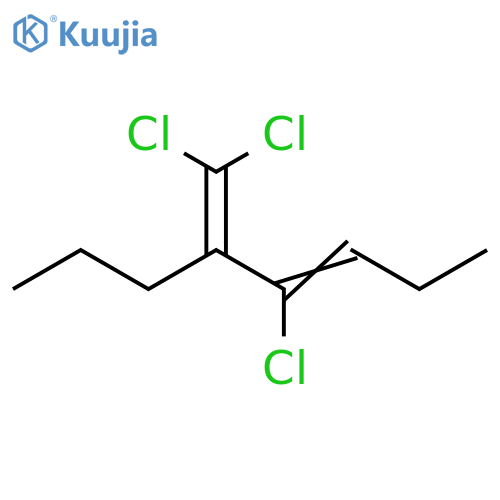 3-Octene, 4-chloro-5-(dichloromethylene)- structure