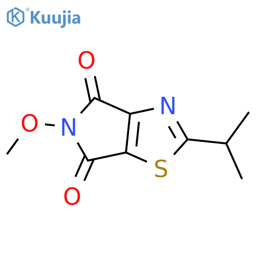4H-Pyrrolo[3,4-d]thiazole-4,6(5H)-dione, 5-methoxy-2-(1-methylethyl)- structure
