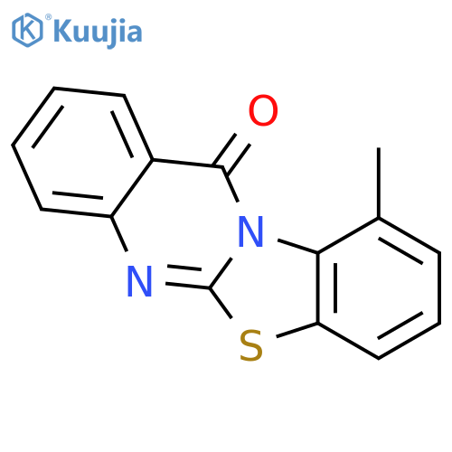 12H-Benzothiazolo[2,3-b]quinazolin-12-one, 10-methyl- structure