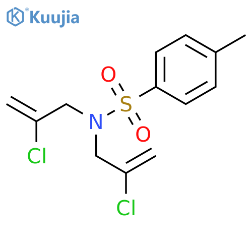 Benzenesulfonamide, N,N-bis(2-chloro-2-propenyl)-4-methyl- structure