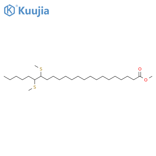 Tricosanoic acid, 17,18-bis(methylthio)-, methyl ester structure