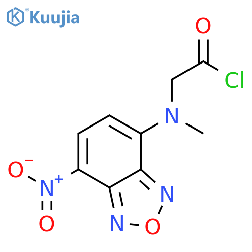 4-(N-Chloroformylmethyl-N-methylamino)-7-nitro-2,1,3-benzoxadiazole(DISCONTINUED) structure