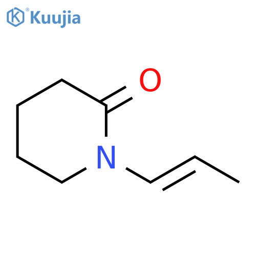 2-Piperidinone, 1-(1-propenyl)-, (E)- (9CI) structure
