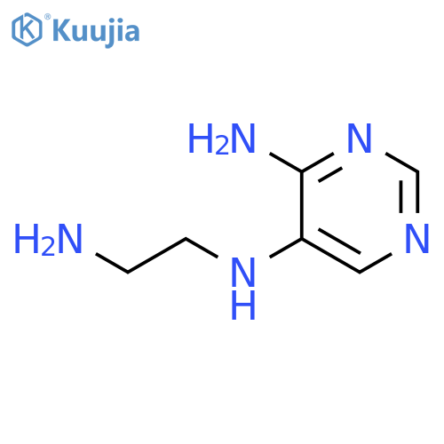 4,5-Pyrimidinediamine, n5-(2-aminoethyl)- structure