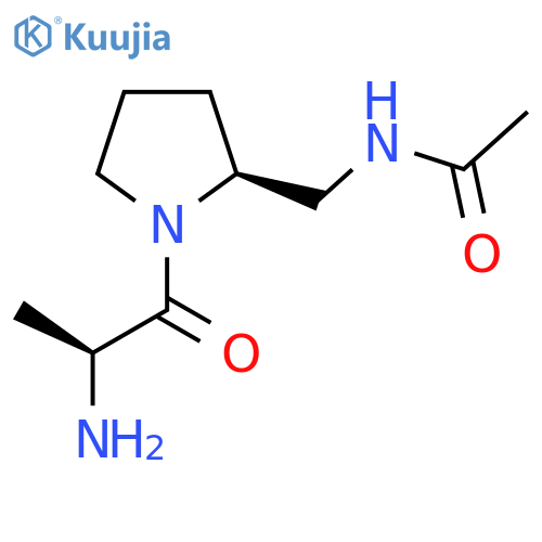 N-[(S)-1-((S)-2-Amino-propionyl)-pyrrolidin-2-ylmethyl]-acetamide structure