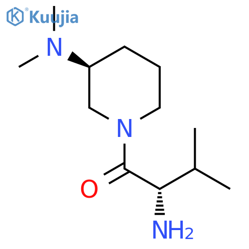 (S)-2-Amino-1-((S)-3-dimethylamino-piperidin-1-yl)-3-methyl-butan-1-one structure