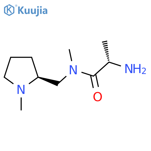 (S)-2-Amino-N-methyl-N-((S)-1-methyl-pyrrolidin-2-ylmethyl)-propionamide structure