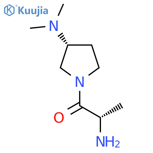 (S)-2-Amino-1-((R)-3-dimethylamino-pyrrolidin-1-yl)-propan-1-one structure