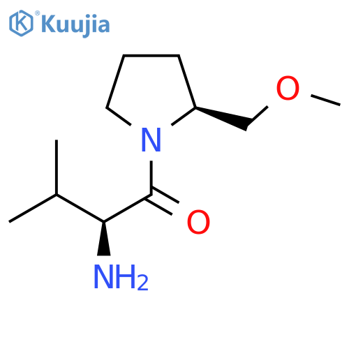 (S)-2-Amino-1-((S)-2-methoxymethyl-pyrrolidin-1-yl)-3-methyl-butan-1-one structure