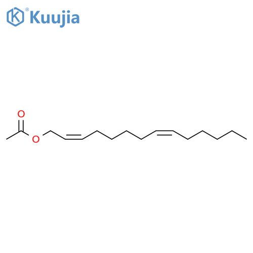 2,8-Tetradecadien-1-ol, acetate, (Z,Z)- structure