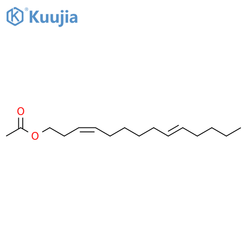 3,9-Tetradecadien-1-ol, acetate, (Z,E)- structure