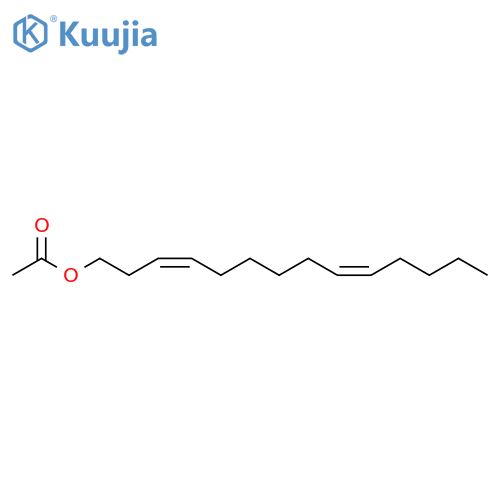 3,9-Tetradecadien-1-ol, acetate, (Z,Z)- structure
