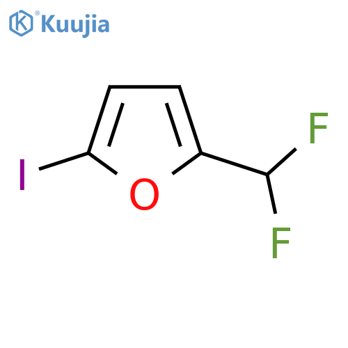 2-(Difluoromethyl)-5-iodofuran structure