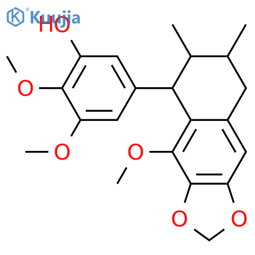 2,7'-Cyclo-8,8'-lignan-3,3',4,4',5,5'-hexol; (7'S,8R,8'R)-form, 4,5-Methylene, 3,3',4'-tri-Me ether structure