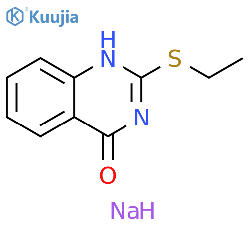 4(1H)-Quinazolinone, 2-(ethylthio)-, sodium salt structure
