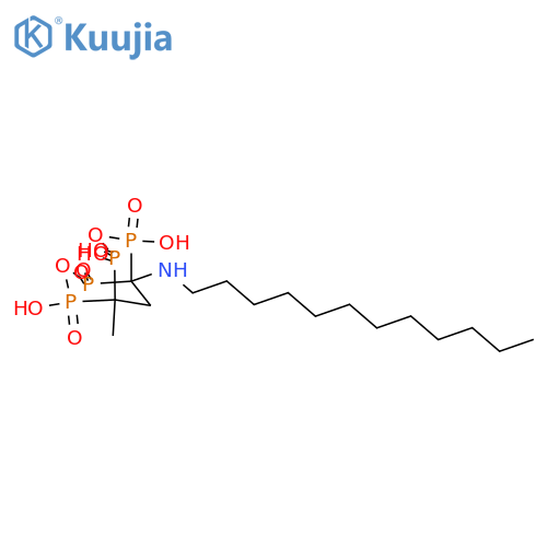 3,7-Dioxa-2,4,6,8-tetraphosphabicyclo[3.3.1]nonan-1-amine, N-dodecyl-2,4,6,8-tetrahydroxy-5-methyl-, 2,4,6,8-tetraoxide structure