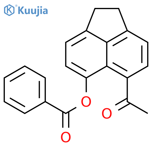 Ethanone, 1-[6-(benzoyloxy)-1,2-dihydro-5-acenaphthylenyl]- structure