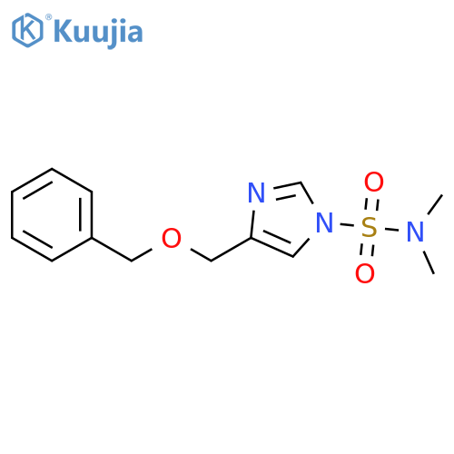 1H-Imidazole-1-sulfonamide, N,N-dimethyl-4-[(phenylmethoxy)methyl]- structure
