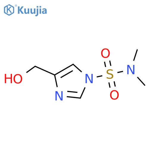 1H-Imidazole-1-sulfonamide, 4-(hydroxymethyl)-N,N-dimethyl- structure