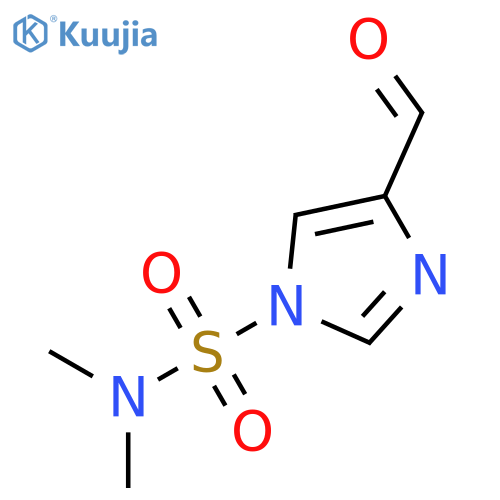 4-Formyl-N,N-dimethyl-1H-imidazole-1-sulfonamide structure