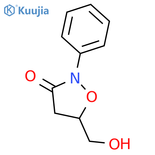 3-Isoxazolidinone, 5-(hydroxymethyl)-2-phenyl-, (±)- structure