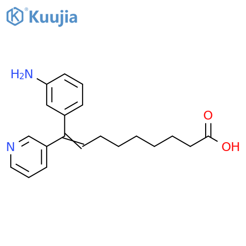 8-Nonenoic acid, 9-(3-aminophenyl)-9-(3-pyridinyl)- structure