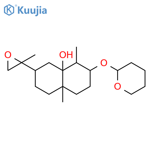 4a(2H)-Naphthalenol,octahydro-4,8a-dimethyl-6-(2-methyloxiranyl)-3-[(tetrahydro-2H-pyran-2-yl)oxy]- structure