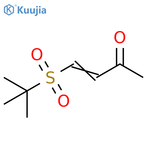 3-Buten-2-one, 4-[(1,1-dimethylethyl)sulfonyl]- structure