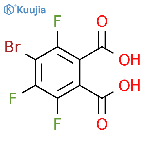 1,2-Benzenedicarboxylic acid, 4-bromo-3,5,6-trifluoro- structure