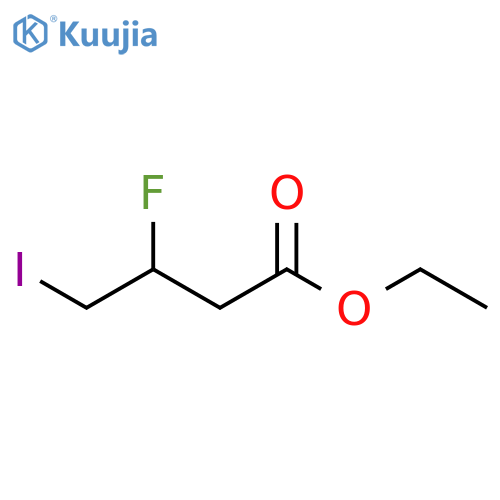 Ethyl 3-fluoro-4-iodobutanoate structure