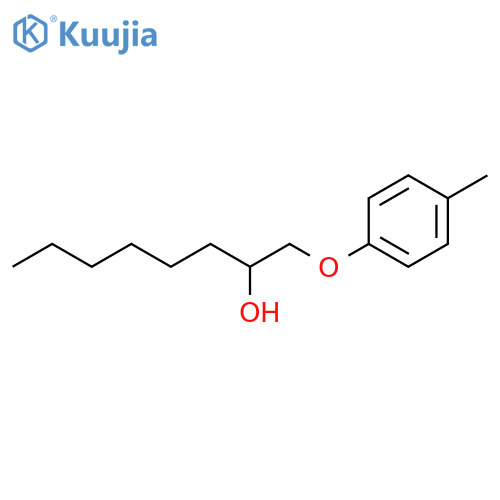 2-Octanol, 1-(4-methylphenoxy)- structure