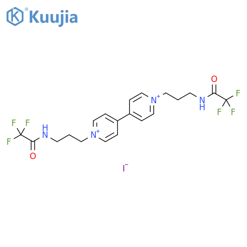 4,4'-Bipyridinium, 1,1'-bis[3-[(trifluoroacetyl)amino]propyl]-, diiodide structure