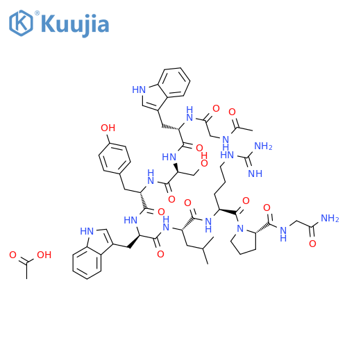 Triptorelin acetate structure