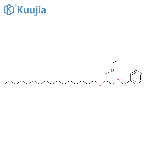 Benzene, [[3-ethoxy-2-(hexadecyloxy)propoxy]methyl]- structure