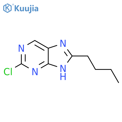 1H-Purine, 8-butyl-2-chloro- structure
