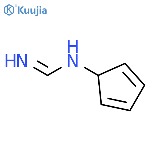 Methanimidamide, N-2,4-cyclopentadien-1-yl- structure