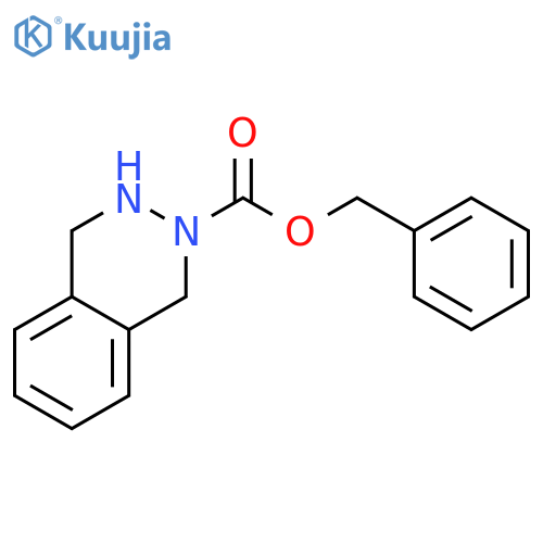 2(1H)-Phthalazinecarboxylic acid, 3,4-dihydro-, phenylmethyl ester structure