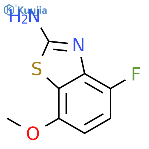 4-Fluoro-7-methoxybenzo[D]thiazol-2-amine structure