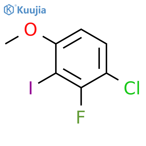 1-CHLORO-2-FLUORO-3-IODO-4-METHOXYBENZENE structure