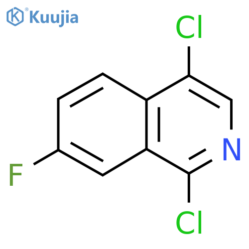 1,4-Dichloro-7-fluoroisoquinoline structure
